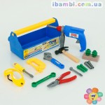 Игровой набор инструментов Т 215 в чемодане