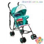 Коляска прогулочная S 108 T "БИРЮЗОВАЯ"