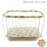 Манеж №8 "Сова" цвет бежевый