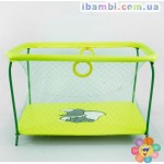 Манеж №9 ЛЮКС "Слоник" - цвет желтый 