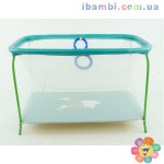 Манеж евро №10 ЛЮКС "Слоник" - цвет бирюза 