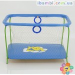 Манеж №9 ЛЮКС "Винни Пух" - цвет синий  