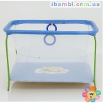 Манеж евро №10 ЛЮКС "Винни Пух" - цвет синий 