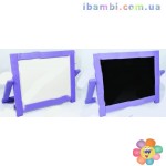 Мольберт мал."ИГРУША" фиолетовый