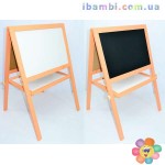 Мольберт бол."ИГРУША" магнитный, оранжевый