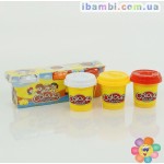 Тесто для лепки 6603-3 (150 г, 3 цвета)