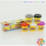 Тесто для лепки 6603-5 (300 г, 5 цветов)