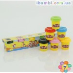 Тесто для лепки 6603-6 (350 г, 6 цветов)