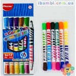 Фломастеры двусторонние 01487-6шт в упаковке