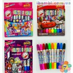 Фломастеры 01499 -10шт в упаковке, 3 вида