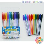 Набор шариковых ручек 01520-10 цветов, /ЦЕНА ЗА УП. 10ШТ/