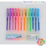 Набор шариковых ручек цветные 01523 /ЦЕНА ЗА УП. 12ШТ/
