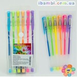 Набор шариковых ручек цветные 01524 /ЦЕНА ЗА УП. 6ШТ/