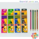 Карандаш простой с резинкой 0685 (4 вида, /ЦЕНА ЗА УП. 12ШТ/