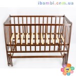 Кроватка шарнир "Кристинка плюс" тик