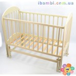 Кроватка шарнир "Богданчик" цвет слоновая кость