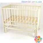 Кроватка шарнир "Кристинка плюс" слоновая кость