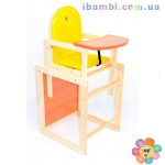 Стульчик мал кожзам №102 "Собачка" желтый