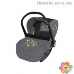 Автокресло LIFESAVER Grey&Black Circles