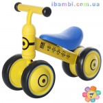 Беговел 1004DM,сине желтый