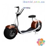 Электробайк BT-SC01-17W, коричневые крылья