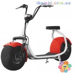 Электробайк BT-SC02-3W, красные крылья