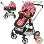 Коляска 6811-3,красно-черная