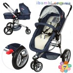 Коляска 809-4,синяя