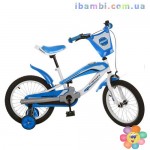 Велосипед детский 16 д SX16-01-3 голубой
