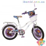Велосипед детский 20 д SF208B бело-фиолетовый