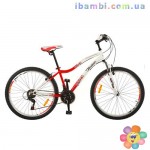 Велосипед 26д. G26K329-UKR бело красный