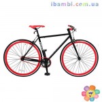 Велосипед 28 д FIX26C700-2 черно-красный