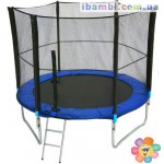 Батут 490 см с сеткой и лесенкой