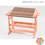 Стол-парта перевертыш 555 оранжевая