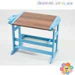 Стол-парта перевертыш 555 Голубая
