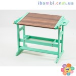 Стол-парта перевертыш 555 Зеленая