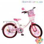 Велосипед детский 20 д PW2052G Flower бело-малиновый