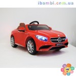 Машина S-63 Mercedes, мягкие колеса EVA, красный