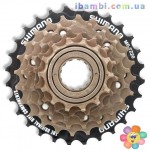 Трещотка Shimano TZ21,7S,14-28T, семерик INDEX